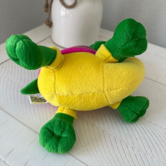 Vintage Cartoon Turtle Las Vegas Circus Circus Stuffed Animal Plush Hat Shell - Picture 8 of 8